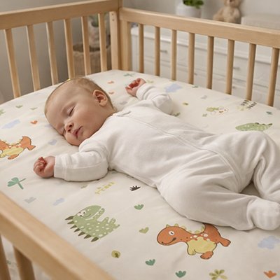 Drap housse lit bébé 