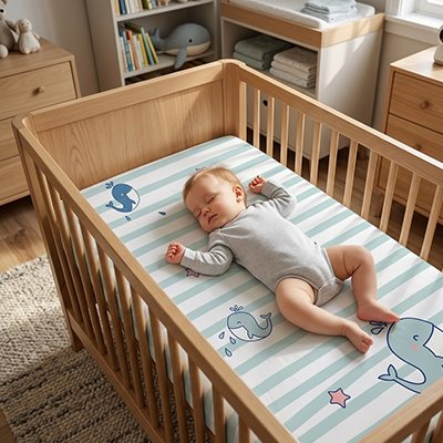 Drap housse lit bébé 