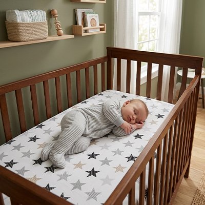 Drap housse lit bebe 