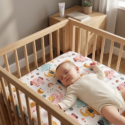 Drap housse lit bebe 