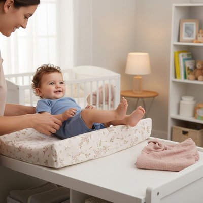 Housse matelas à langer 