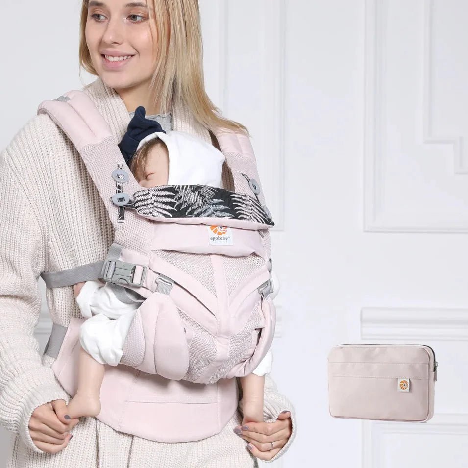 Porte Bébé - BreathBabyBag™ - Rose Maille - Confort du bébé