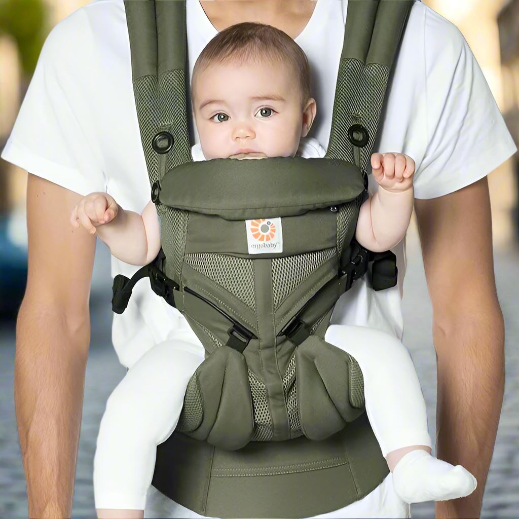 Porte Bébé - BreathBabyBag™ - Vert Olive - Confort du bébé