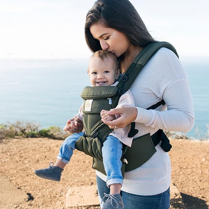 Porte Bébé - BreathBabyBag™ - Vert Olive - Confort du bébé