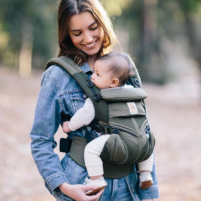 Porte Bébé - BreathBabyBag™ - Vert Olive - Confort du bébé